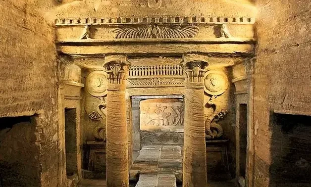 Explore Catacombs of Kom El Shoqafa